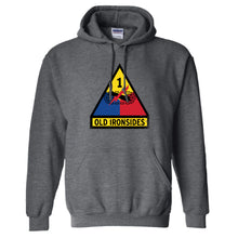 Load image into Gallery viewer, 1st Armored Division Patch Hoodie (Cotton)
