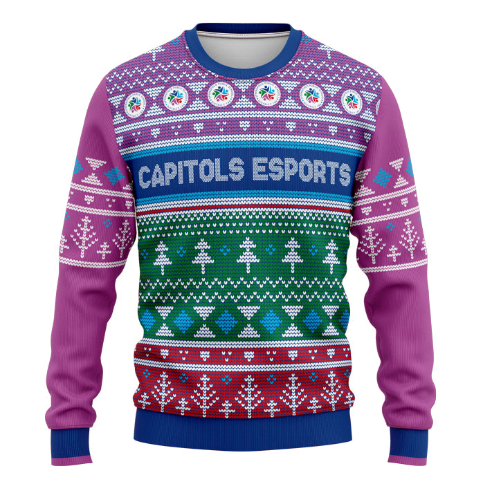 District 186 Capitols esports Christmas Sweater