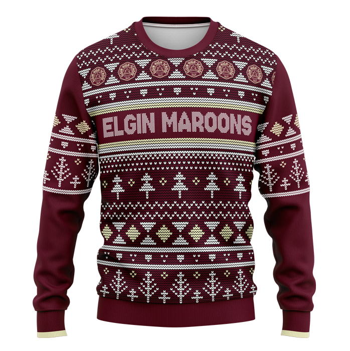 Elgin Maroons Christmas Sweater