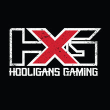 Load image into Gallery viewer, Hooligans Gaming Distressed Raglan
