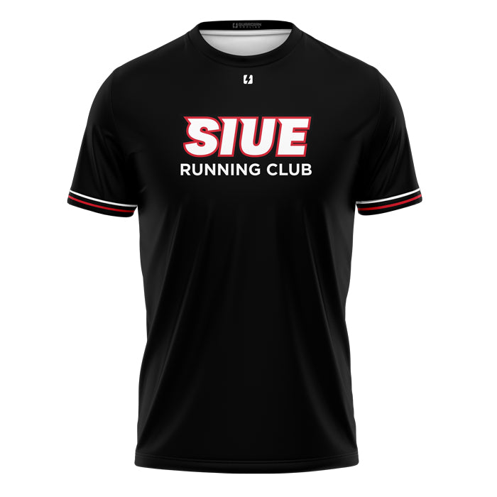 SIUE Running Club Poly Black TShirt