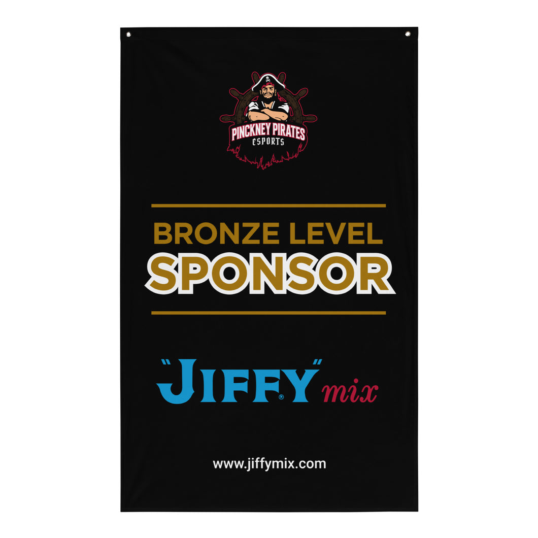 Pinckney esports Jiffy Sponsor Flag