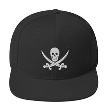 Load image into Gallery viewer, Skull &amp; Swords Snapback Hat
