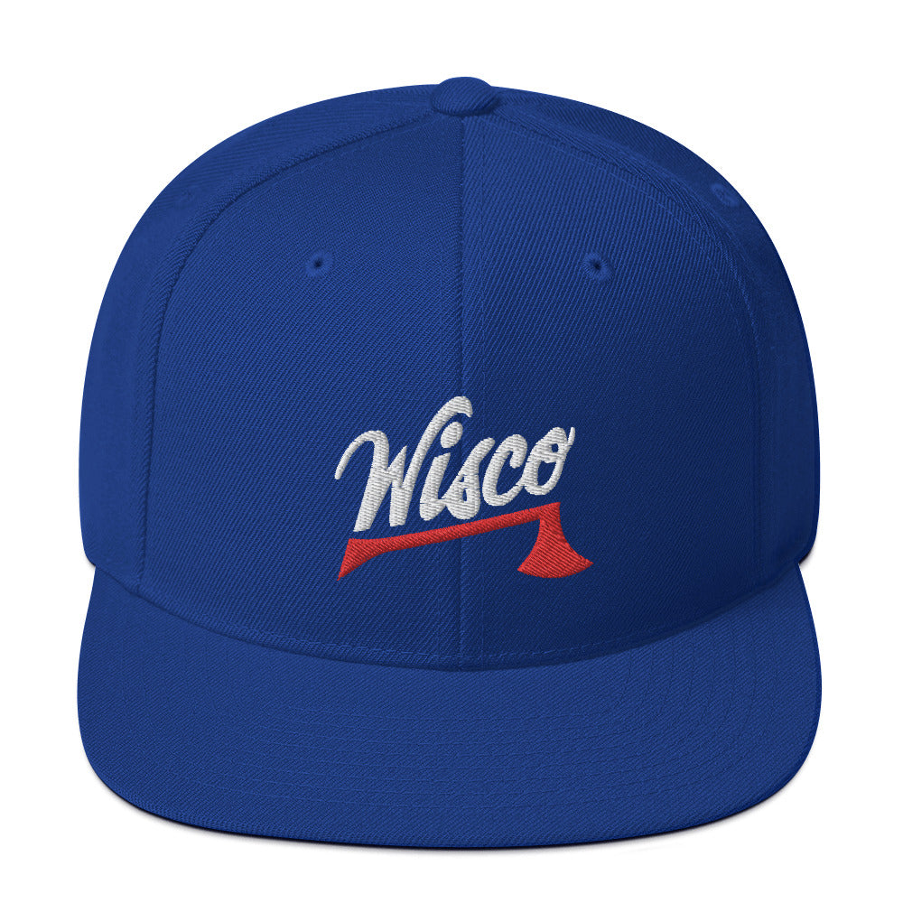 Wisco Script Snapback Hat