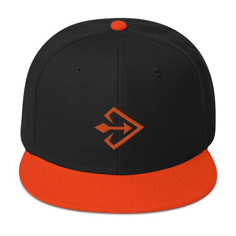 Dejavvu Orange/Black Snapback Hat