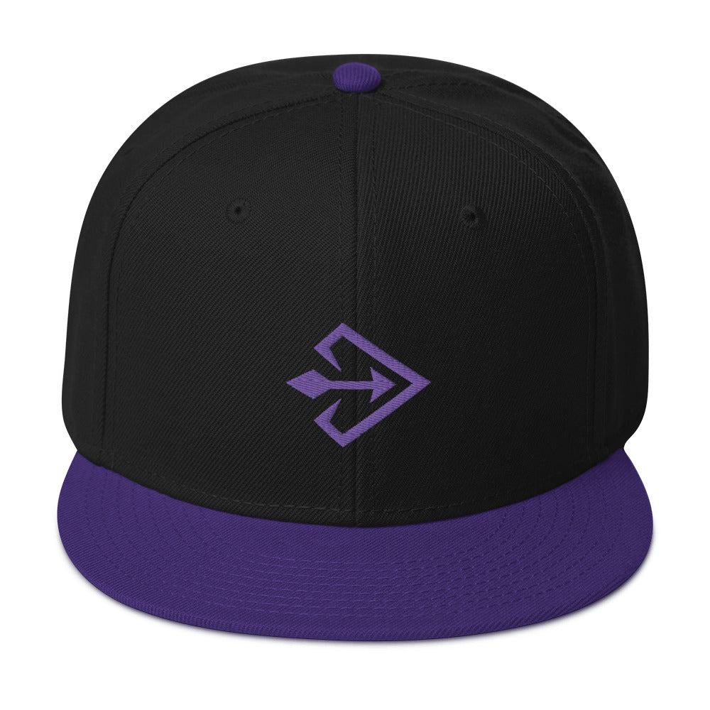 Dejavvu Purple/Black Snapback Hat